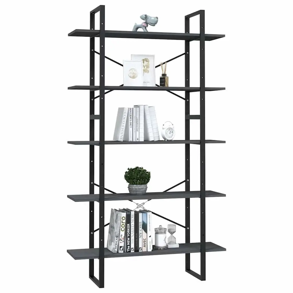 5-Tier Book Cabinet with Ample Storage