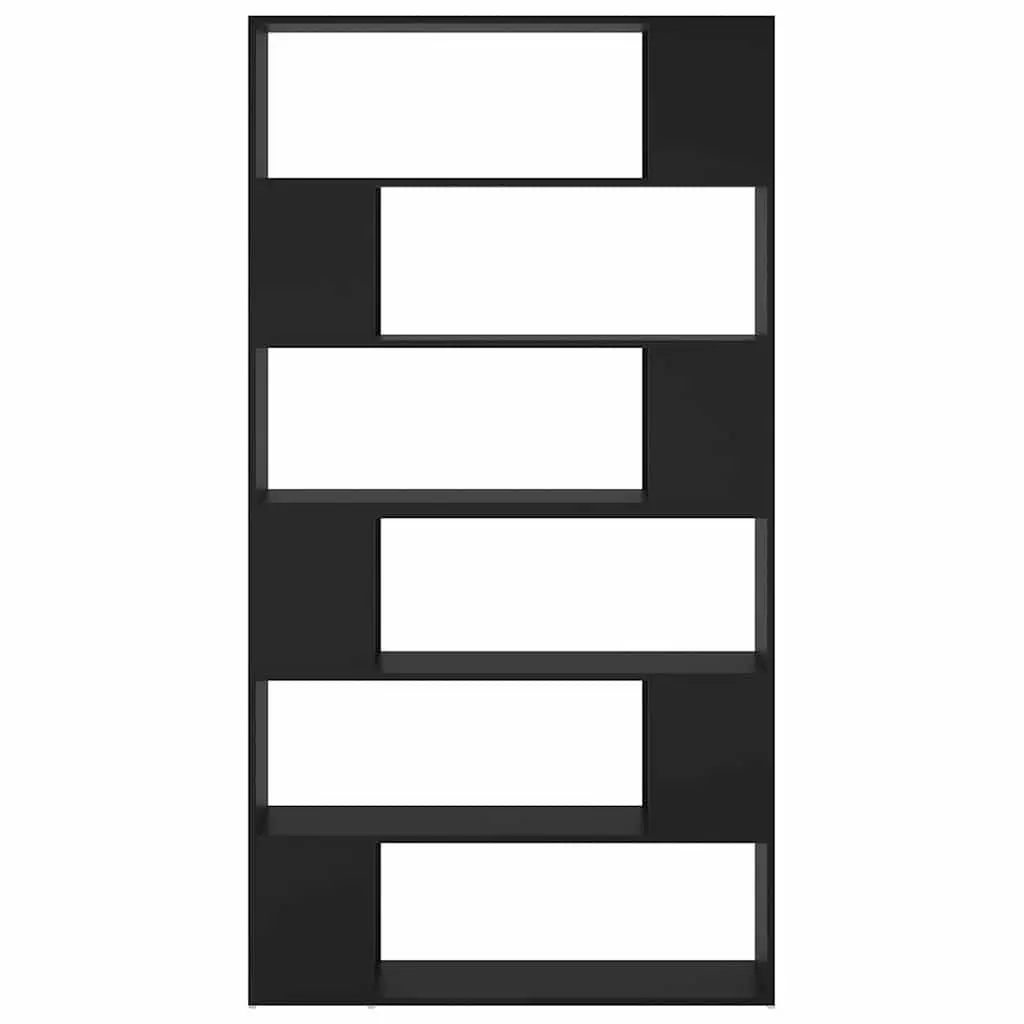 Black Book Cabinet Storage Unit 100x24x188cm