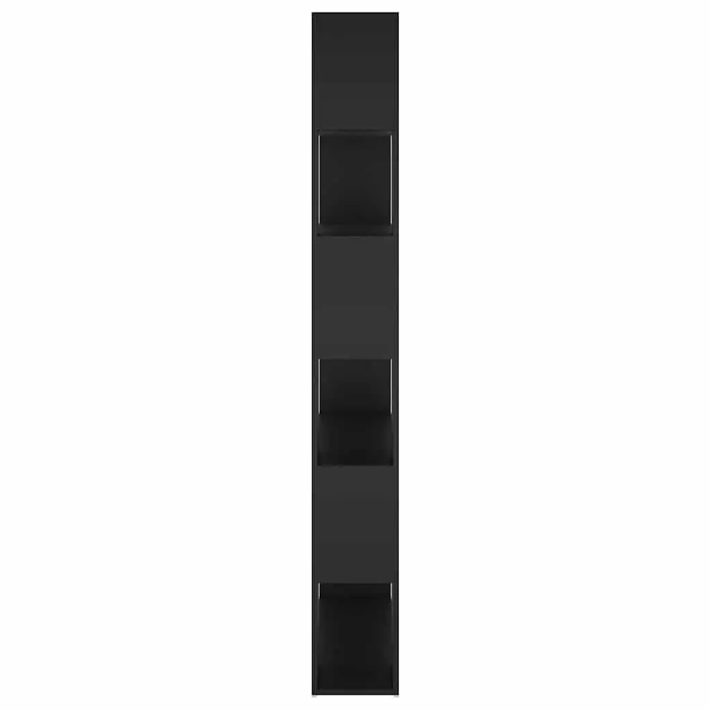 Black Book Cabinet Storage Unit 100x24x188cm