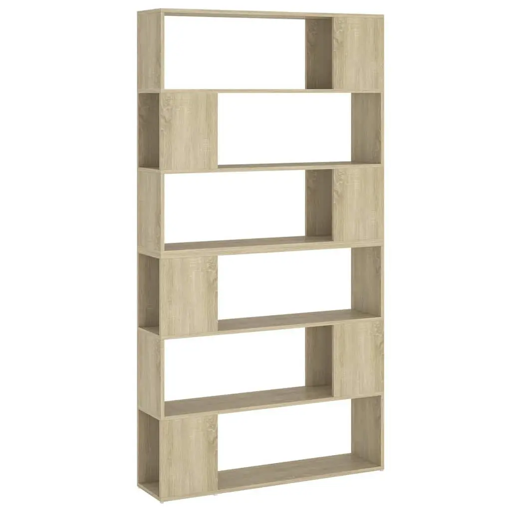 Book Cabinet Room Divider Storage Organizer 100L x 24W x 188H cm Brown