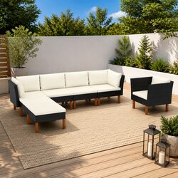 Comfortable and Versatile 7-Piece Garden Lounge Set
