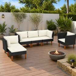 Comfortable 6 Piece Outdoor Lounge Set for Your Garden