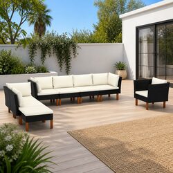 Value-Focused 8-Piece Outdoor Lounge Set for Comfort