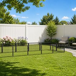 Reliable 16m² Dog Kennel with Steel Mesh for Pets