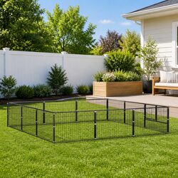 Value-Packed 9m² Dog Kennel for Outdoor Enjoyment