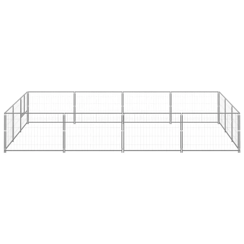 Dog Kennel Outdoor Pet Enclosure Steel Wire Mesh Exercise Pen Play Area 12m²