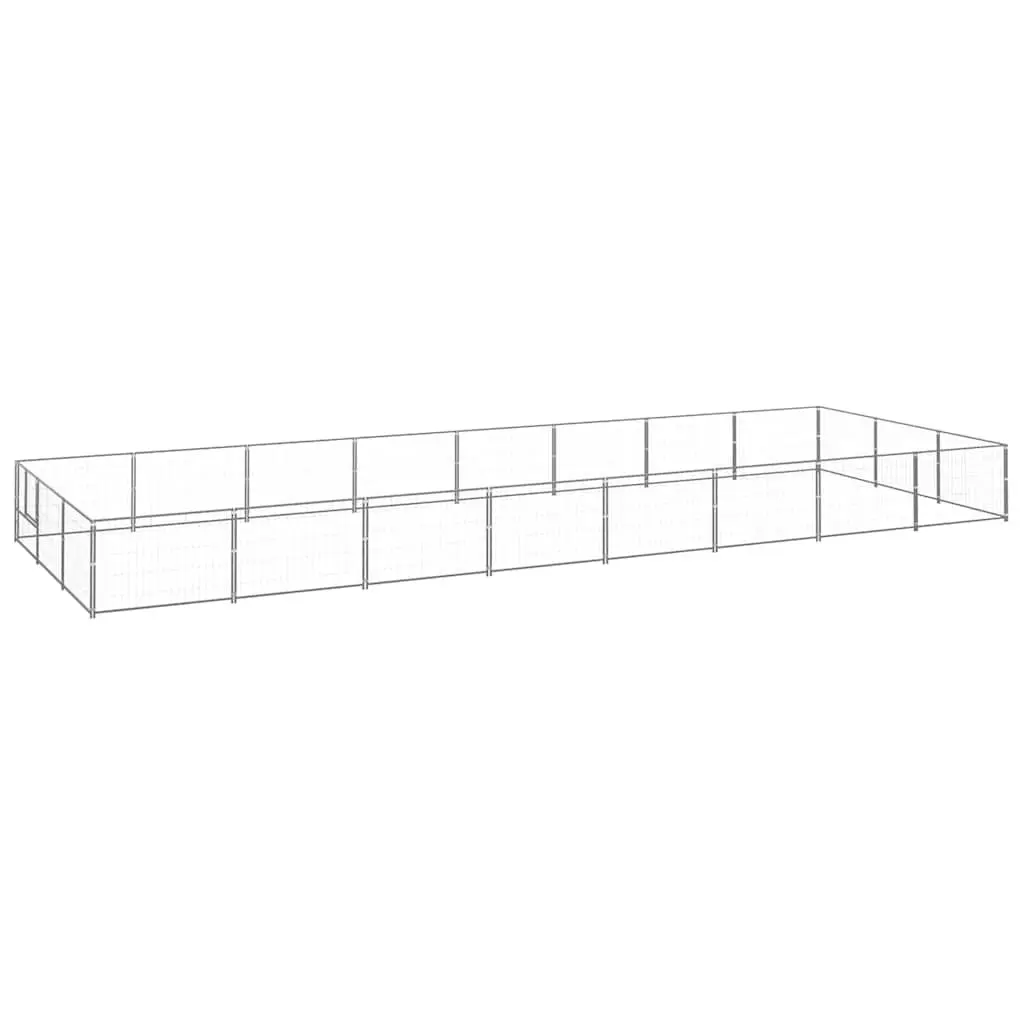 Dog Kennel Outdoor Play Pen Steel Wire Mesh Large Exercise Enclosure Run 24m²