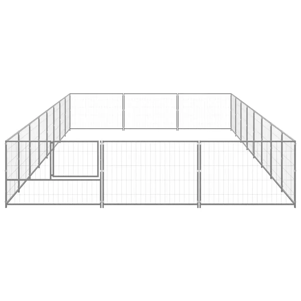Dog Kennel Outdoor Play Pen Steel Wire Mesh Large Exercise Enclosure Run 24m²