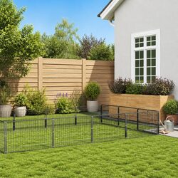 Reliable 30m² Dog Kennel with Lockable Steel Mesh Door