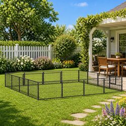16 m² Steel Dog Kennel - Outdoor Safety and Comfort