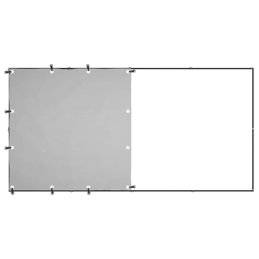 Dog Kennel Outdoor Exercise Play Pen Area 2.42m² Black Steel
