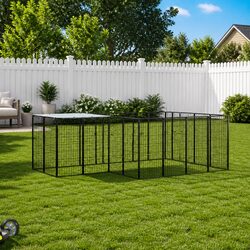 Comforting and Reliable Large Dog Kennel for Outdoors