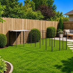 Reliable Outdoor Dog Kennel for Safety and Playtime