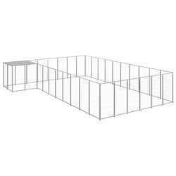 Reliable Large Dog Kennel with Outdoor Coverage