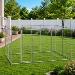 Reliable Outdoor Dog Kennel for Secure Playtime