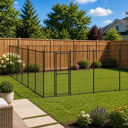 Reliable Outdoor Dog Kennel with Spacious Design