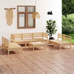 Comfort and Quality with Our 8 Piece Garden Lounge Set