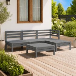 5 Piece Garden Lounge Set – Practical and Stylish