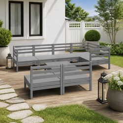 Practical 8-Piece Garden Lounge Set, Built to Last