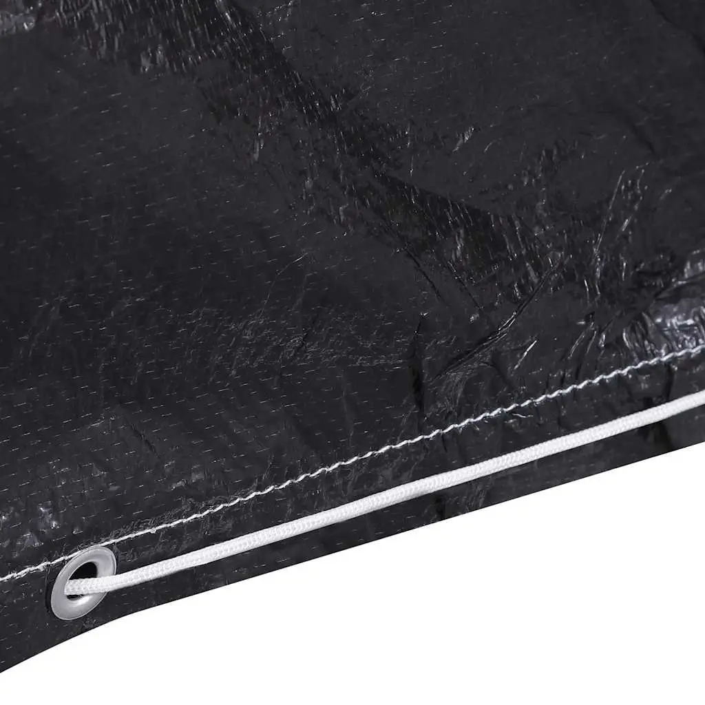 Garden Furniture Cover L-Shaped Protector 250x250x90 cm Black 2 Piece