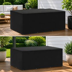 Reliable Garden Furniture Covers, 2 Pcs, Black Color