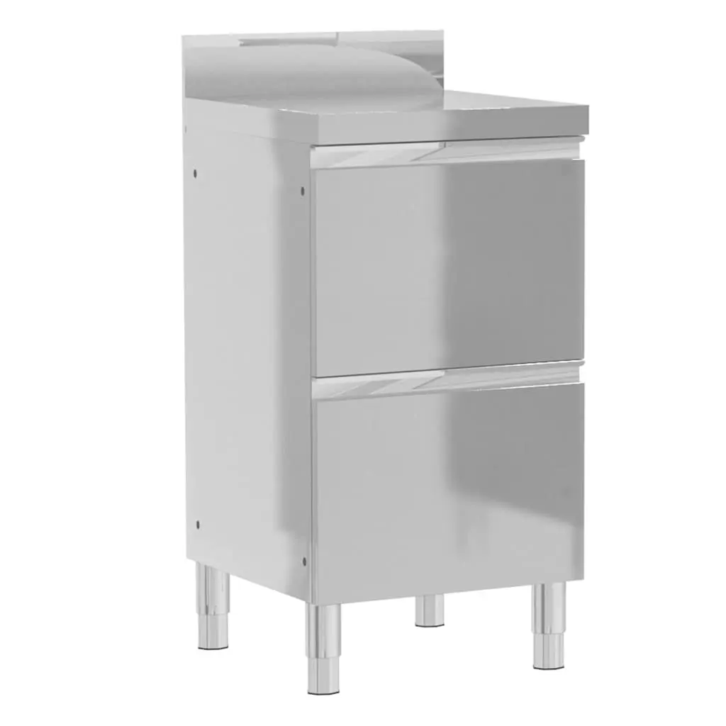 Commercial Kitchen Storage Cabinet 3pc Stainless Steel Restaurant Hotel Garage