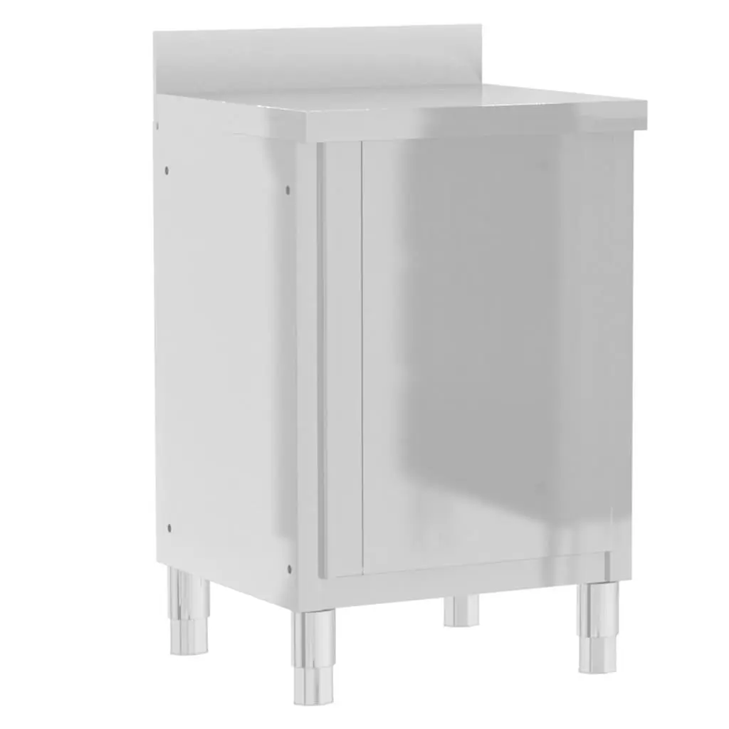 Commercial Kitchen Storage Cabinet 3pc Stainless Steel Restaurant Hotel Garage