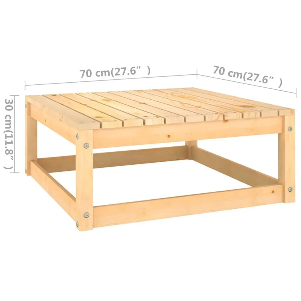 9 Piece Garden Lounge Set Outdoor Furniture Pinewood Sofa Anthracite with Cushions