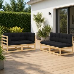 Reliable 4 Piece Garden Lounge Set for Comfort
