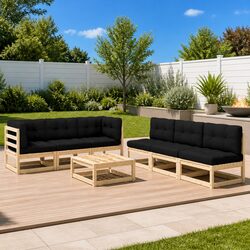 Value-Driven 7 Piece Garden Lounge Set with Comfort