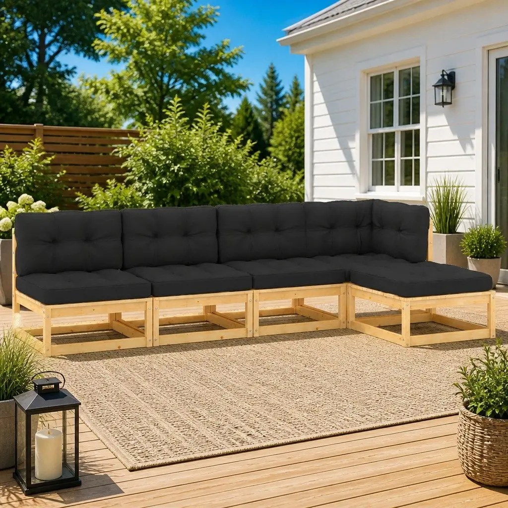 5 Piece Garden Lounge Set