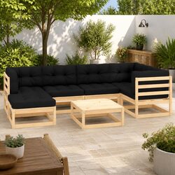 Quality Outdoor Lounge Set with Flexible Configuration