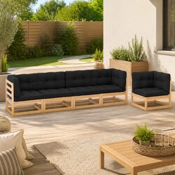 Warm and Inviting 5-Piece Outdoor Lounge Set