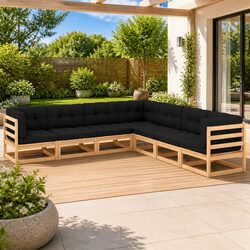 Comfortable 7 Piece Garden Lounge Set for All Outdoor Needs
