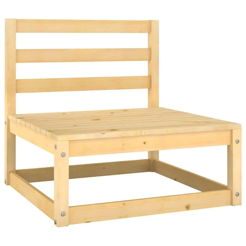 Garden Lounge Set Modular Patio Sofa 13 Piece Pinewood Frame Anthracite Cushions