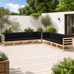 Comfortable and Reliable 8 Piece Garden Lounge Set