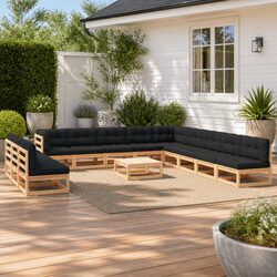 Reassuring Value: 13-Piece Garden Lounge Set
