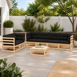 Comfortable 7 Piece Garden Lounge Set for Your Home