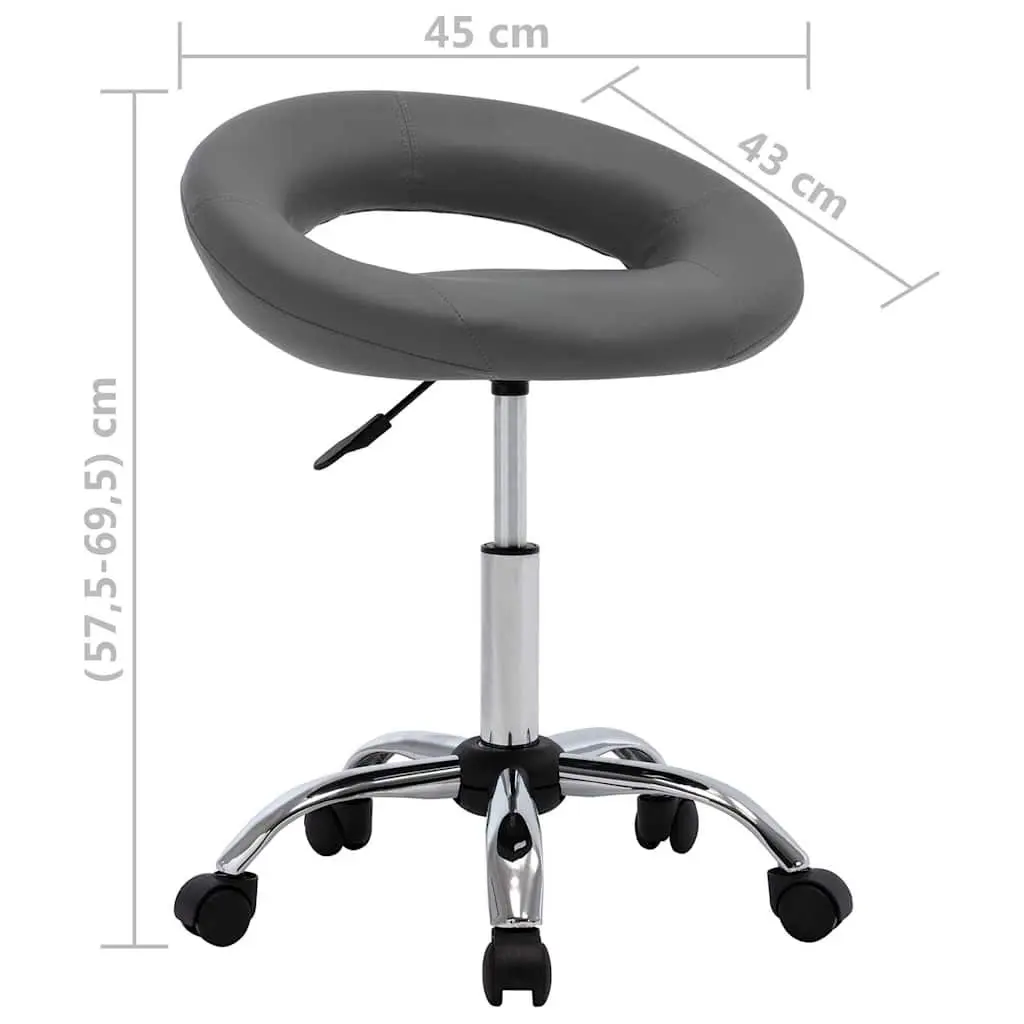 Grey Swivel Dining Chair