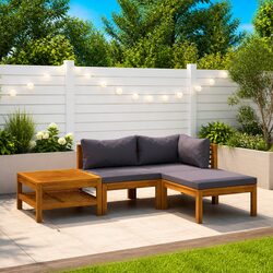 Comfortable Garden Lounge Set with Padded Cushions