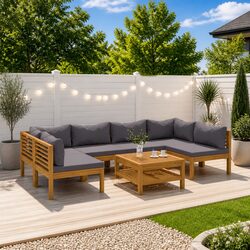 Reliable 7 Piece Outdoor Lounge Set for Comfort and Style