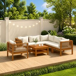 Value in Design: 7 Piece Garden Lounge Set