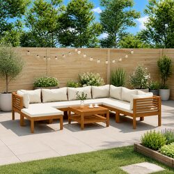 Comfort and Style in an 8 Piece Outdoor Lounge Set