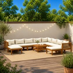 Comfort and Value: 11 Piece Garden Lounge Set