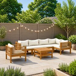 Comfortable and Practical 7 Piece Outdoor Lounge Set