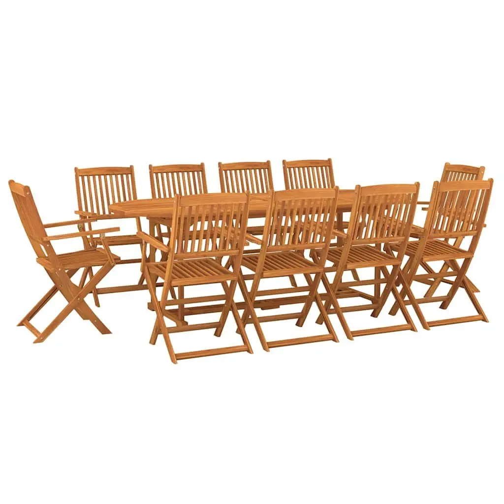 11-Piece Outdoor Dining Set for Longevity