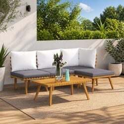 5-Piece Garden Lounge Set with Comfort and Quality