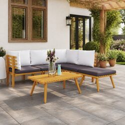 Comfortable and Durable 6-Piece Acacia Lounge Set