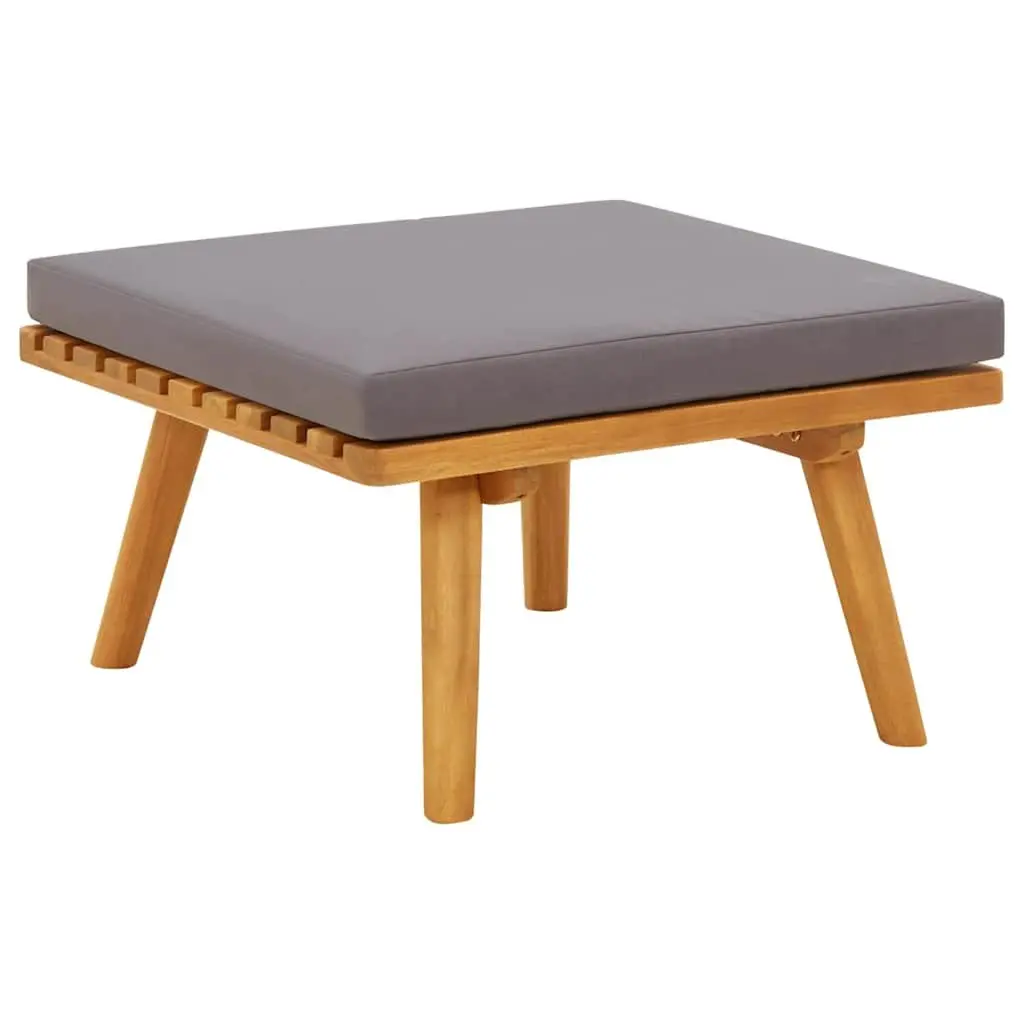 Garden Lounge Set 12 Piece Outdoor Furniture Solid Wood Acacia Brown Cushions