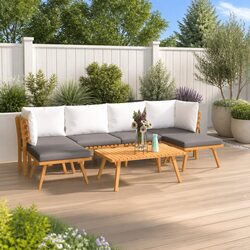 Comfortable and Value-Focused 7 Piece Garden Lounge Set